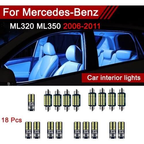For Mercedes-Benz ML320 ML350 2006-2011 Car LED Interior lamp modification Trunk Lamp Car interior lights Accessories 2008 2009
