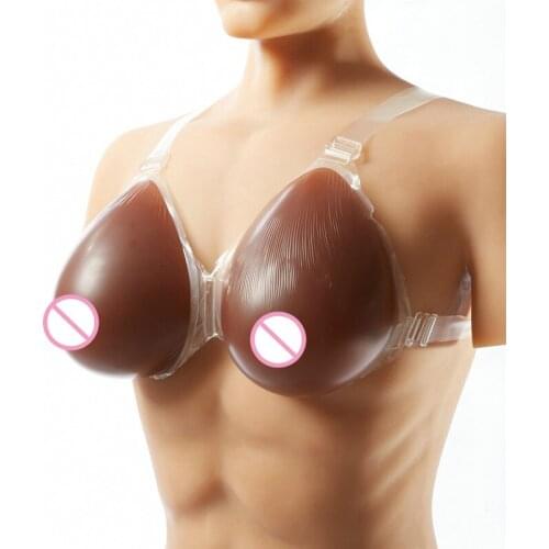 Hot Selling Male CD One-piece Drag Artificial Breast Water Drop Transsexuals Artificial Breast Model Silicone Prosthesis Breast