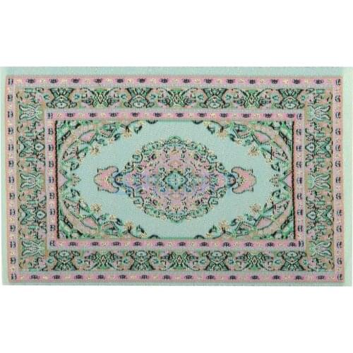 1/12 Scale Dollhouse Miniature Turkish Style Area Rug/Carpet/Mat Floor Coverings for Dolls House Any Rooms Furniture Decor Accs