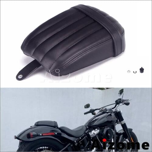 1Set Motorcycle Seat Black Rear Passenger Seat Cushion For Harley Softail Slim FLSL Street Bob FXBB 2018 2019 2020