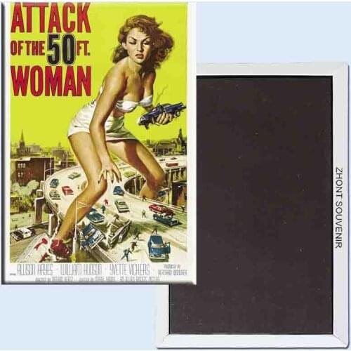 Attack of the 50 Ft Woman Reynold Brown 24113 Retro nostalgia fridge magnets