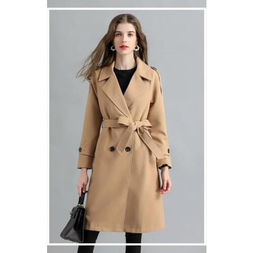 Obrix Women's Short Trench Coats