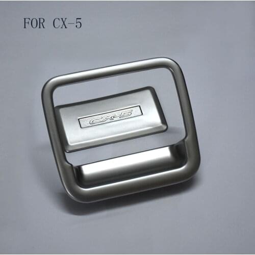 FIT For Mazda CX-5 CX5 2017 2018 KF 2nd Gen Car Co-pilot Copilot Stroage Glove Box Handle Frame Cover Stickers Car Styling