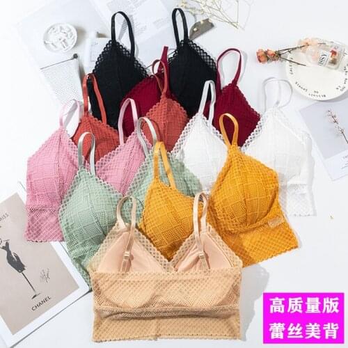 3D Sexy lace Lingerie Sport Bra Strapless Top Bra Push Up Bralette Brassiere Women Underwear back bra wrapped bra vest yj121