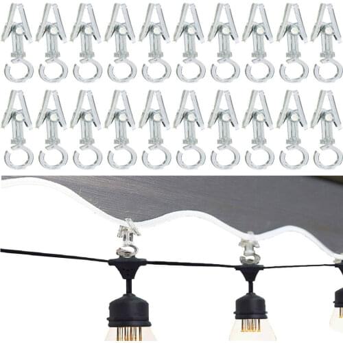 20 Motorhome Party Light Hanger Card Holder Clear Hooks Awning RV Trailer