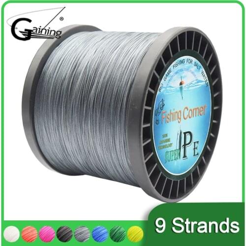 1000M PE Braided Fishing Line 9 Strands 20 35 45 60 80 110 130 150 170 200LB Multifilament Fishing Line Sea Saltwater Fishing