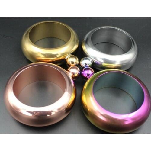 50PCS Bangle Bracelet Hip Flask Grade 304 Stainless Steel High Quality Whiskey Drinkware and Funnel Set