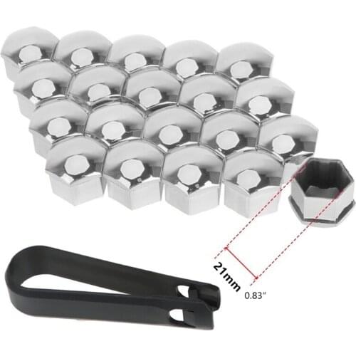Car Wheel Nut 20Pcs Car Tire Wheel Center Nut Protection Cover Bolt for tesla Model 3 X S Dark Gray