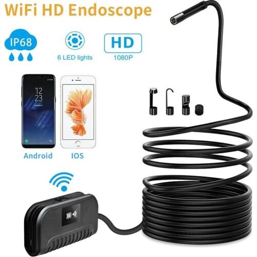200w Wireless Endoscope Camera WiFi HD Waterproof Camera for Android,iOS Smartphone and Tablet Endoscopio for Cars Endoskop