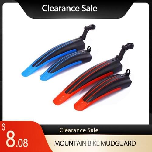 2pcs Bicycle Mudguard Mountain Bike Tire Fenders Front and Rear Mud Guards Wings Set Wheel Cover Bicycle Accessories
