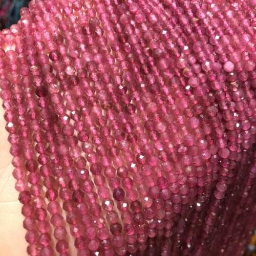 Natural Stone Beads Loose Beads Rubellites Fit Jewelry making DIY Necklace Bracelet Earrings Fashion Women Gifts Accessories