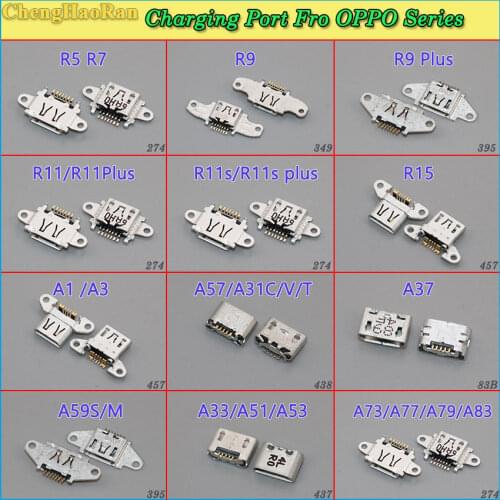 ChengHaoRan Micro USB Jack Female Socket connector charging port for OPPO R5 R9 R11 R11S PLUS R15 A1 A3 A37 A79 A59S/M A31C/T/V