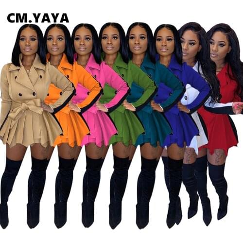 Женские осенние плащи CM.YAYA China At AliExpress