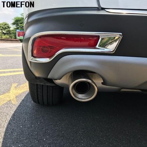 For Honda CR-V CRV 2017 2018 ABS Chromium Styling Car Rear Fog Light Lamp Cover Trim Reflector Garnish Shade Frame 2PCS