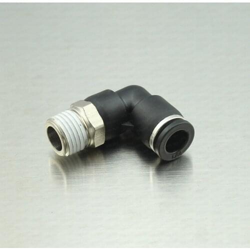 PL FITTING ELBOW INCH TUBE SIZE 1/8" 1/4" 3/8 1/2 air fitting NPT thread 5/32"-N1 1/4"-N2 3/8"-N3 1/2"-N4 5/16 TO 1/2 5/16