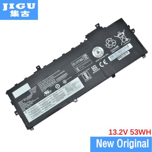 JIGU 13.2V 53WH ORIGNAL Laptop Battery 01AV429 01AV430 01AV431 SB10K97586 FOR LENOVO For ThinkPad X1 Carbon 2017 2018 X1