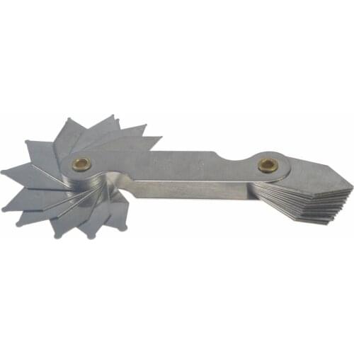 Stainless Steel Radius Gauge Gauge 0.3-1.5 mm