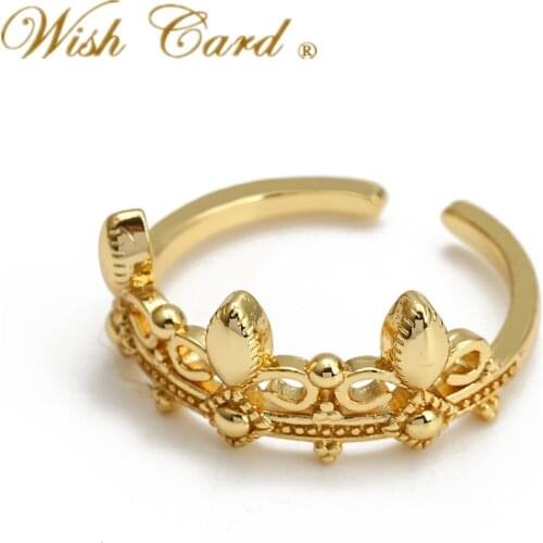 Wish Card Gold Color Plating Chain Shape RING For Unisex Vintage Gothic Chunky Midi Ring Antique Jewelry Accessory