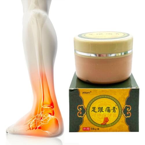 Foot Heel Analgesic Cream Rapid Pain Heel Herbal Treatment Rheumatism Arthritis Ointment Spur Plaster Relief Foot Patch
