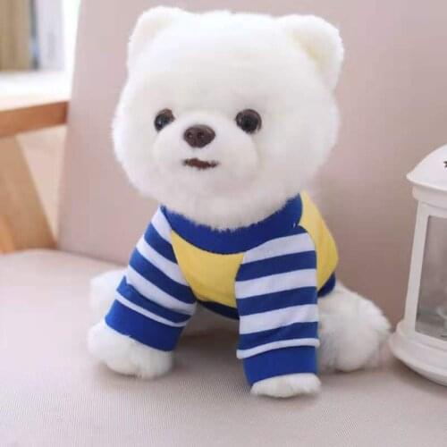 25cm cute doll dressed dog pet pillow plush toys childrens Day gifts home furnishings