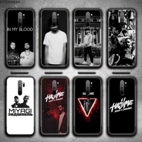 Miyagi & Endshpiel russia rapper Phone Case for Redmi 9A 8A 7 6 6A Note 9 8 8T Pro Max Redmi 9 K20 K30 Pro