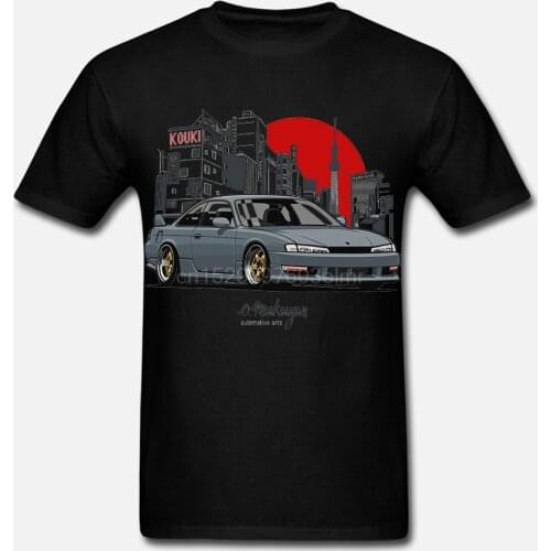 Men Funny t shirt cotton short sleeve tshirts women T-Shirt Silvia S14 (200SX) Kouki