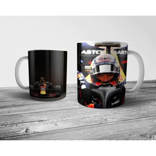 Home Kitchen Cup Sets Max Verstappen - Formula 1 Printed Mug Model Porcelain Dishwasher safe