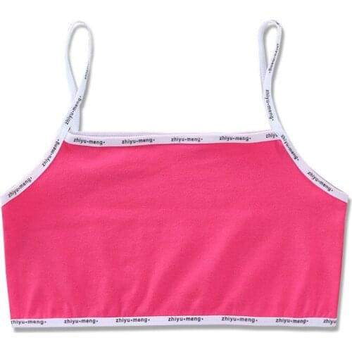 5PCS Teenage Underwear Children Girl Cotton Young Training Bra For Kids Teens Puberty young girl training bra young girl