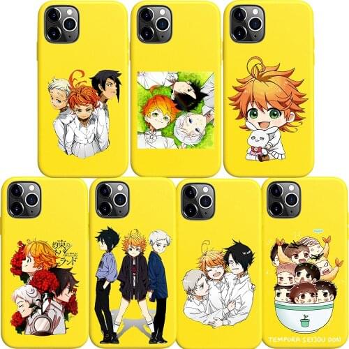 New Anime The Promised Neverland Phone Case for IPhone 6 6S 7 8 X XS XR 11 12 Pro Max SE 2020 Cover Soft Silicone Tpu Funda Etui