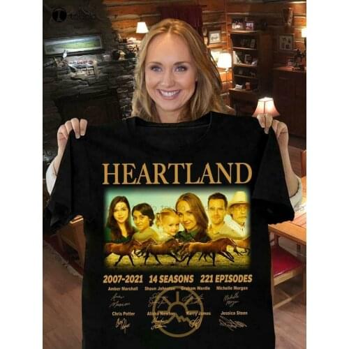 2021 Gift Heartland 14 Seasons 221 Episodes Fan Lover T-Shirt Unisex Cotton Tee Shirt S-5Xl