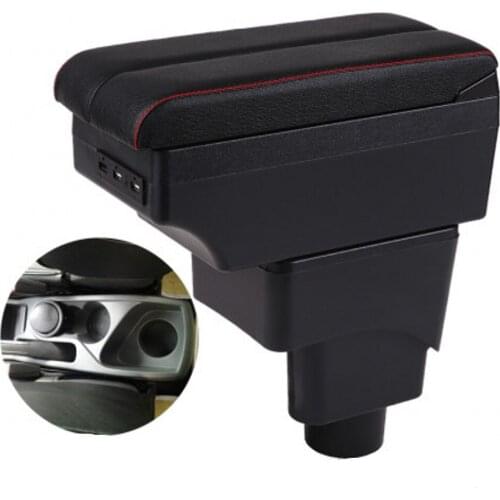 For Ford Ecosport armrest box central content box interior Armrests Storage car-styling accessories part with USB