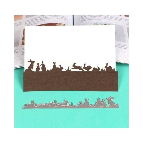 DF Rabbit Dies for DIY Scrapbooking/photo album Decorative Embossing DIY Paper Cards
