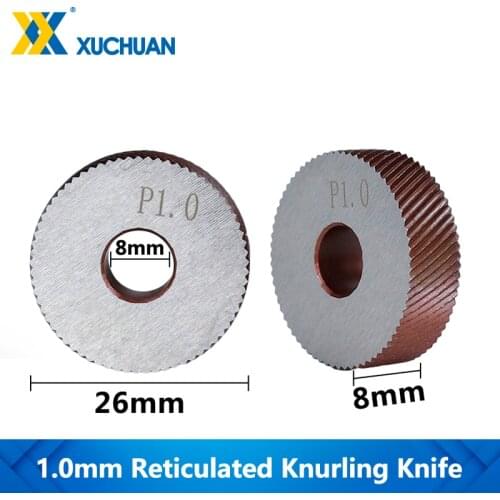 1.0mm Reticulated Knurling Wheel Steel Lathe Tool Inner Hole Embossing Wheel Reticulated Knurling Wheel Knurling In Lathe
