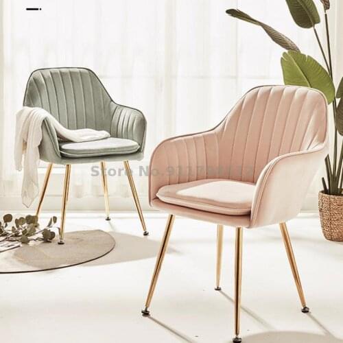 Nordic ins chair net red makeup chair simple desk chair manicure chair dining chair household stool restaurant back chair