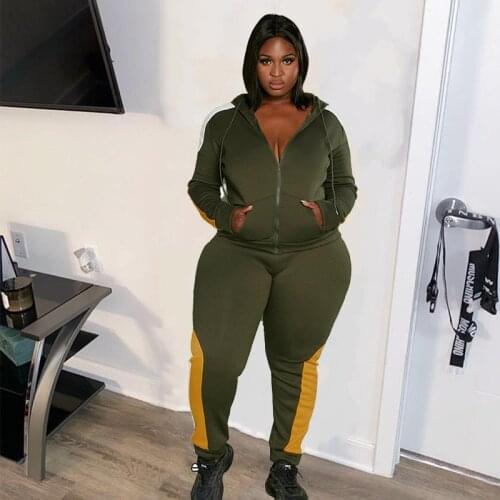 Winter Womens Tracksuit Hoodies Long Sleeve Top and Pants Sets Plus Size Women Clothing Two Piece Set Bulk Items Wholesale Lots