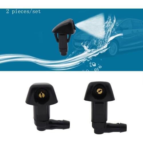 2 pcs Windshield Washer Wiper Water Spray Nozzle Jets Fit for Honda Civic Accord