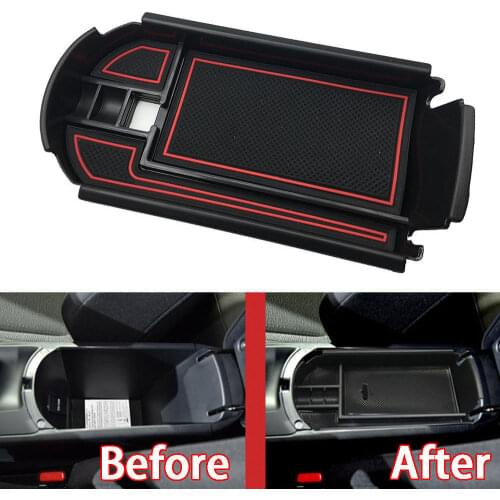 For TOYOTA C-HR 2016 2017 Center Console Glove Armrest Box Storage Holder Case Interior Car-Styling Organizer Car Accessories