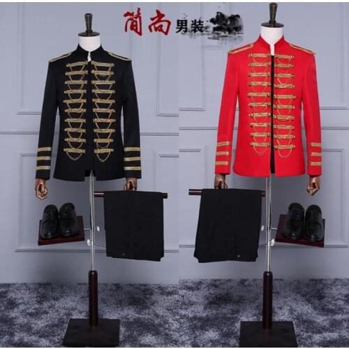 European stand collar blazer men formal dress latest coat pant designs suit men costume homme double breasted suits for mens