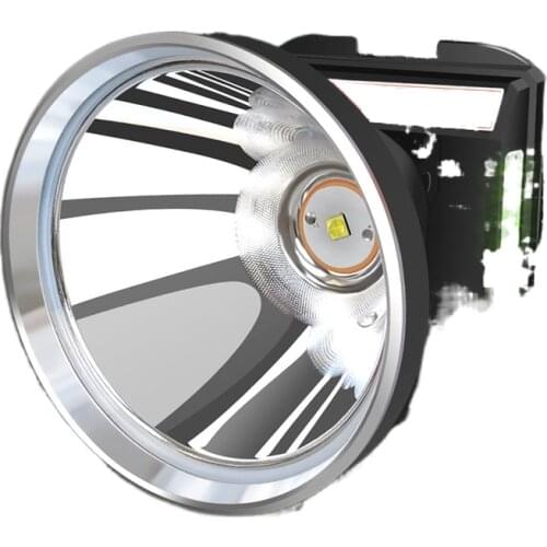 The head-mounted headlight glare rechargeable flashlight bright yellow led long life xenon lamp