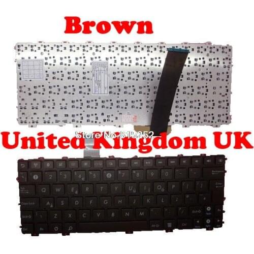 Laptop Keyboard For ASUS EPC 1015 1015B 1015P 1015T Without Frame UK United Kingdom MP-10B66GB65286 04GOK062KUK00-2 0KNA-Z61UK02
