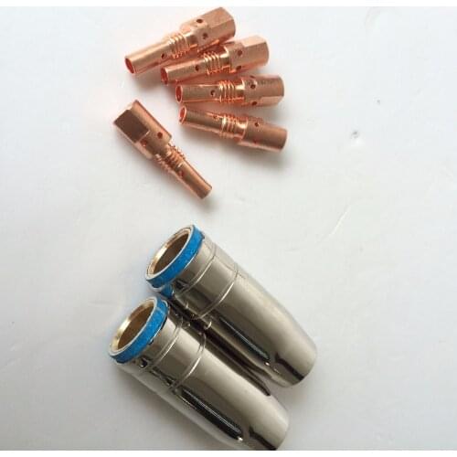 Binzel BW MB25 25AK Nozzle Tip Holder Kit 7 pcs for Mig Mag Welding Torch Consumables mig welder 145.0076 145.0124 145.0042