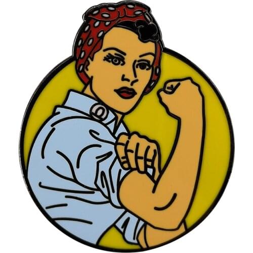 Independent Woman Enamel Pin Strong women don't have attitudes, we have standards