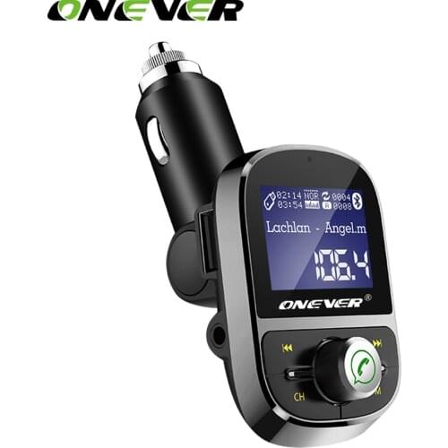 Onever Bluetooth FM Transmitter Car MP3 Player Radio Kits FM Modulator 3.1A USB Charger Support EQ Setting Car Accessories
