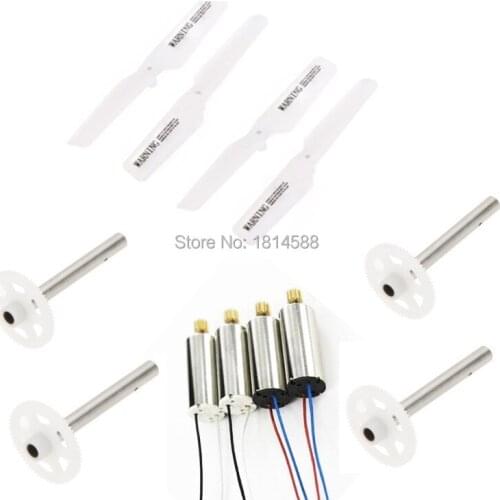 Original Brand H8C DFD F183 Part CW/CCW Propellers and Motor with Motor Gear for H8C RC Quadcopter