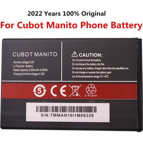 Original New CUBOT MANITO Battery High Quality 3.8V 2350MAH Battery Replacement for CUBOT manito smart Phone battery