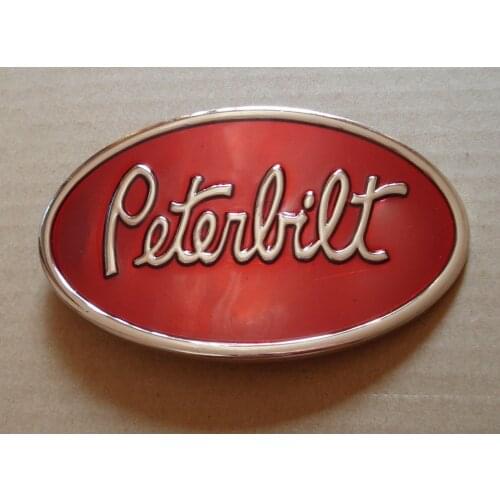 Oval Peterbilt Truck Belt Buckle suitable for 4cm wideth belt
