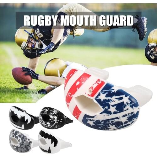 Rugby Mouth Guard Food Grade Tooth Protector American Football Mouthguard Lip Protection Sports Mouth Guard Tooth Protector