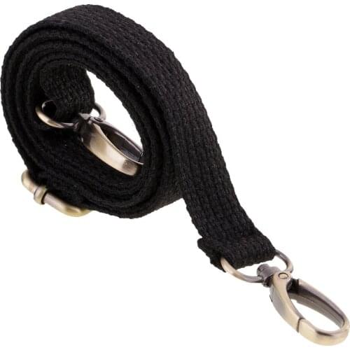 Adjustable Canvas Belt Replacement Shoulder Crossbody Bag Strap With Swivel Hook