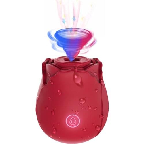 Oral Sucking Clit Stimulator Powerful Flower Shape Vagina Masturbators Rose Vibrator Nipple Clitoris Sucker Adult Only Toys Shop