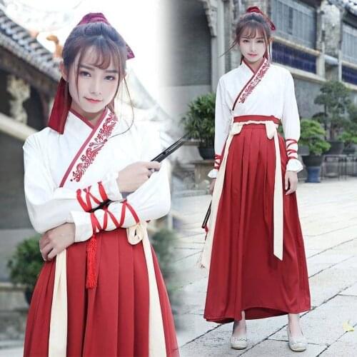 Chinese Traditional Hanfu Dress for Women Ancient Costume Women Princess Dance Clothing Tang Dynasty Outfit Dancewear